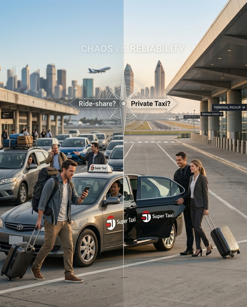 chaos vs reliability airport transportation services